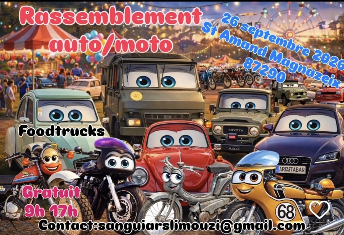 Rassemblement auto moto de caractère