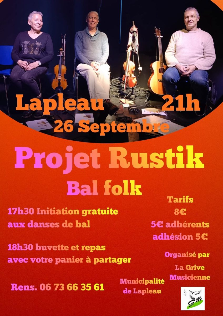 Bal folk - Projet Rustik