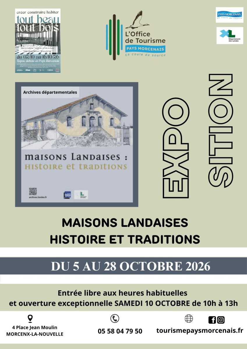 "tout beau tout bois" Maisons landaises, histoire et traditions