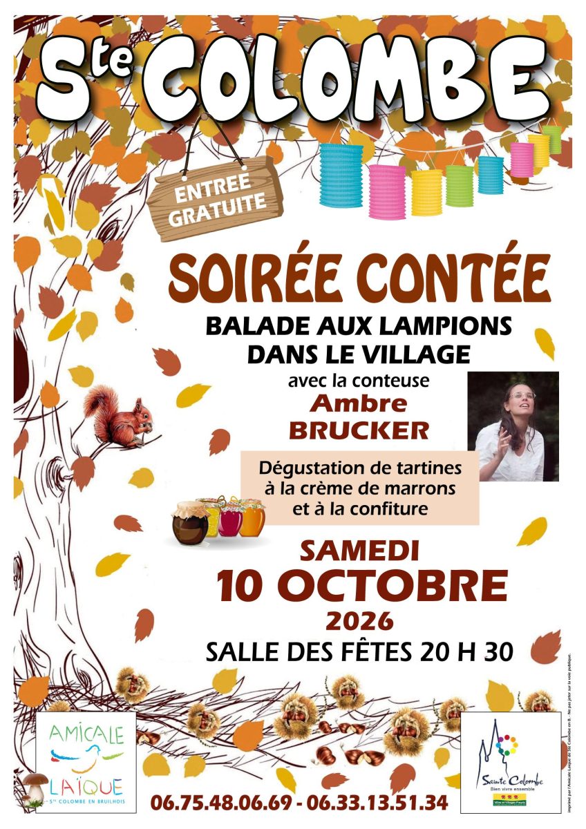 Soirée contée à Sainte-Colombe-en-Bruilhois