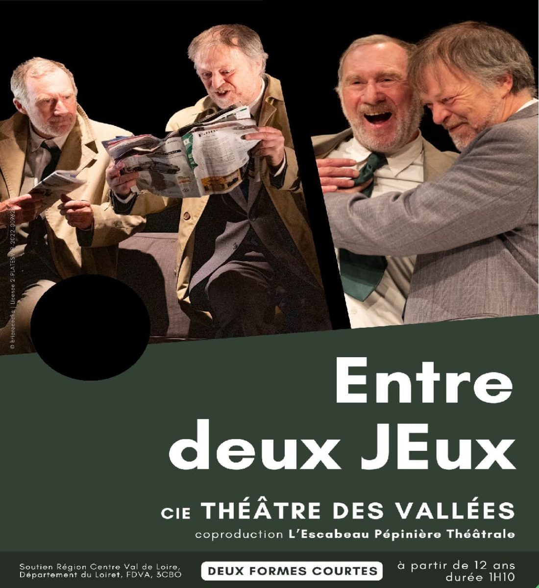 Entre deux jeux ! Par le Théâtre des Vallées et en co-production avec le Théatre de l'Escabeau