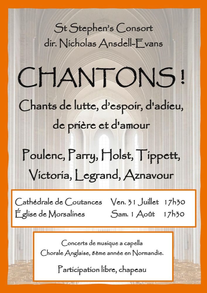 Concerts de musique a capella