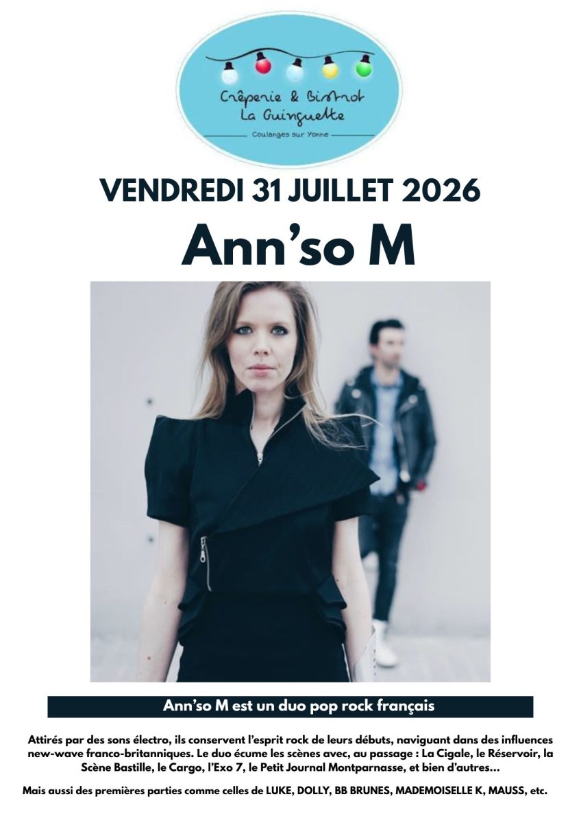 Concert à la Guinguette : Ann'so M