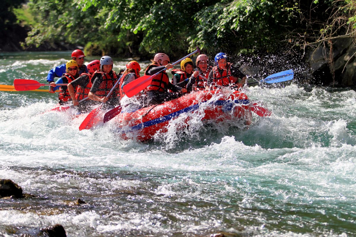 Descente en rafting