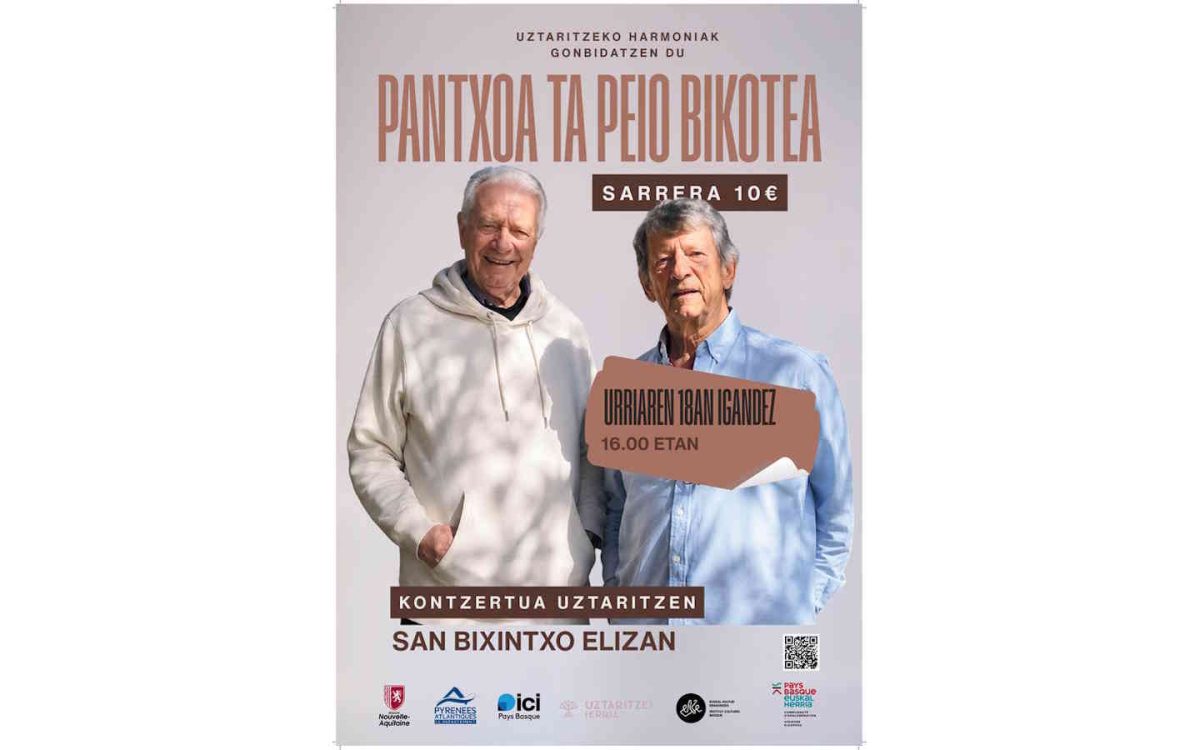 Concert de Pantxoa ta Peio Bikotea