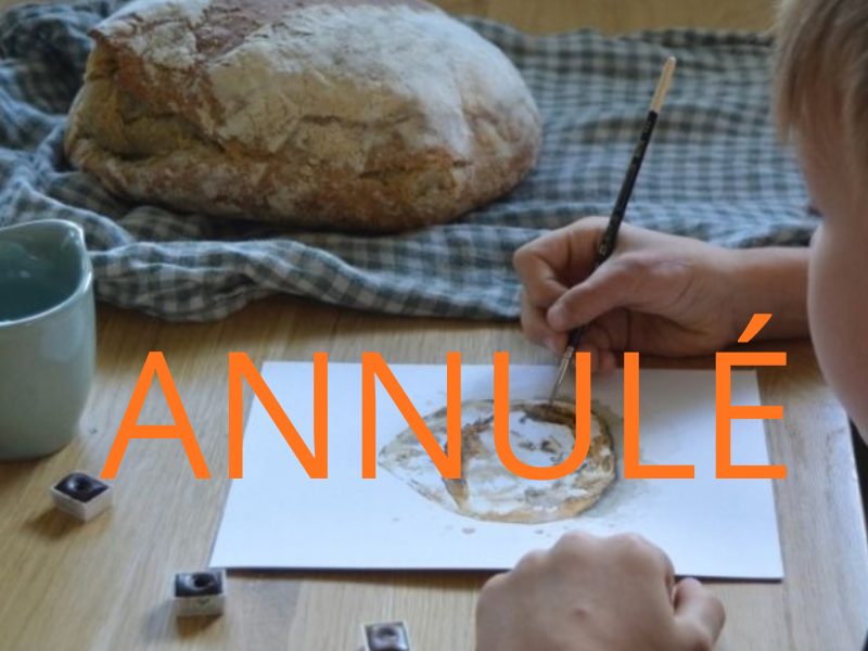 ANNULÉ - Atelier aquarelle enfants : Du blé au pain – imagier du boulanger
