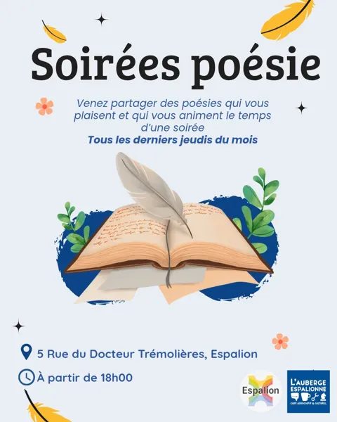L'Auberge espalionne - Soirée poésie