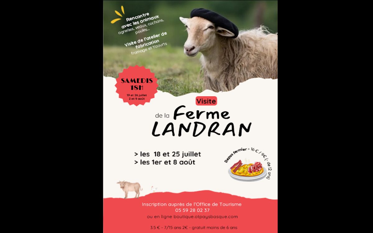 Visite de la ferme Landran et repas fermier