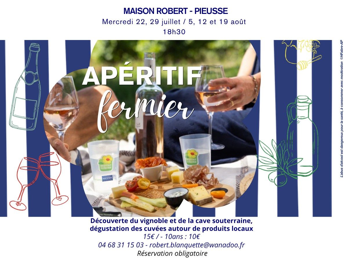 APÉRITIF FERMIER : DÉCOUVERTE DU VIGNOBLE ET DE LA CAVE SOUTERRAINE