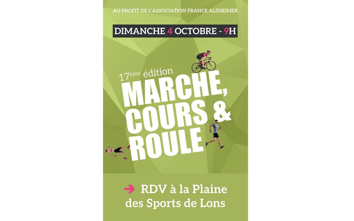 Marche, cours et roule