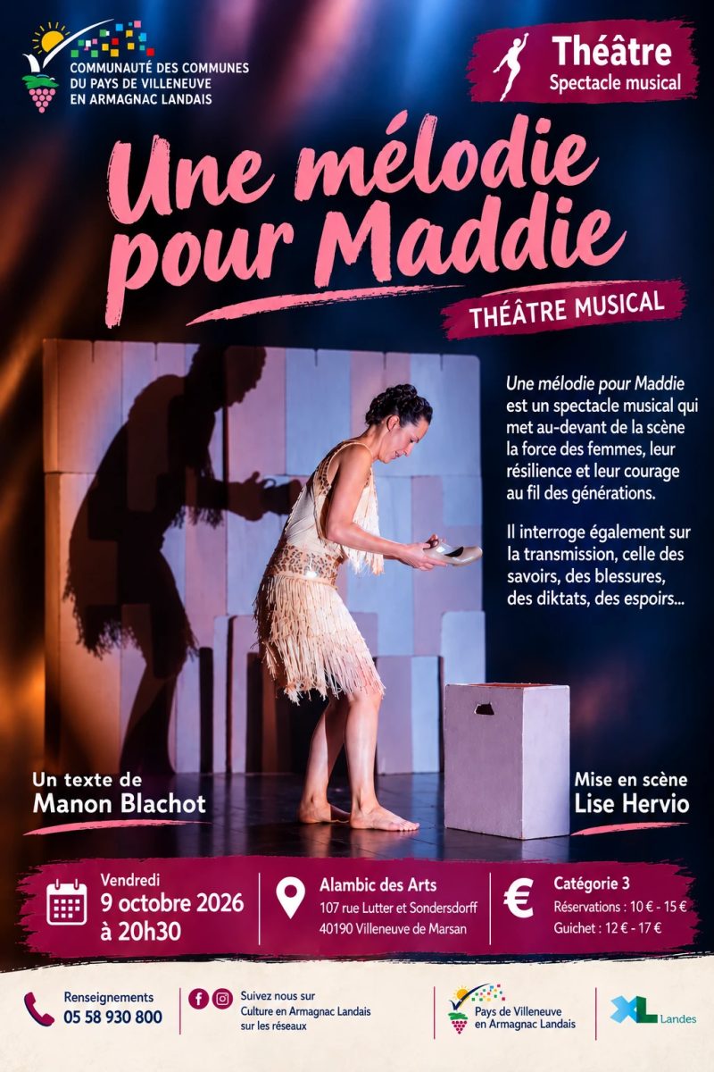 Théâtre musical : Une mélodie pour Maddie