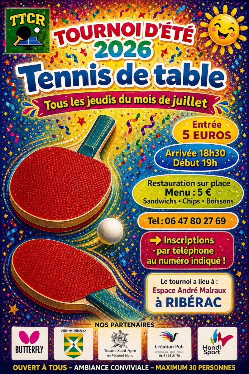 Tournoi de Tennis de Table