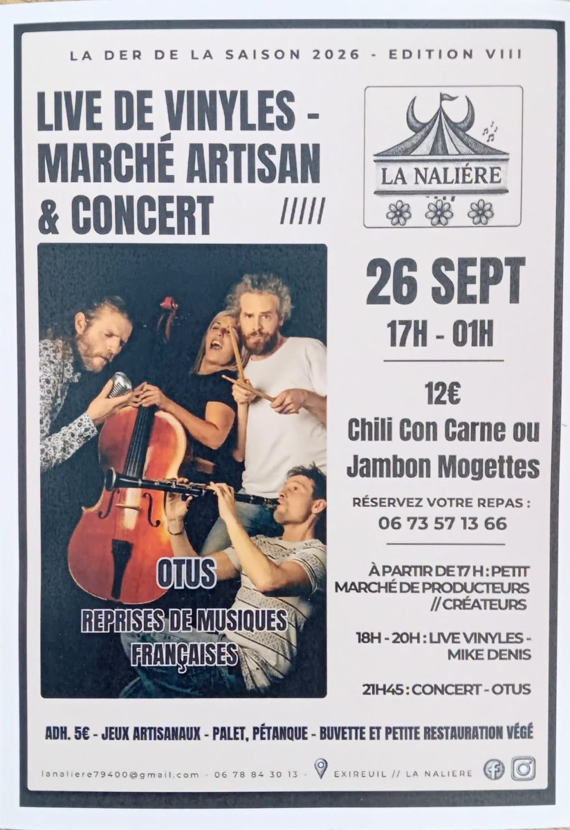 Live de Vinyles - Marché artisan et Concert
