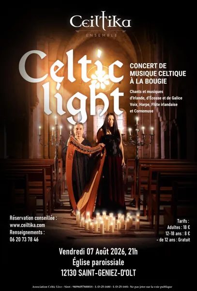 Concert de musique Celtique à la bougie