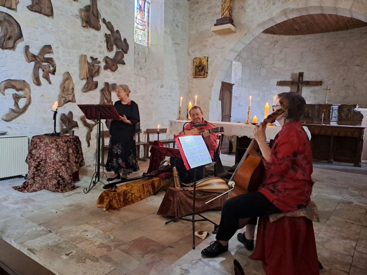 Concert au temple par l'ensemble Aliénor d'Aquitaine