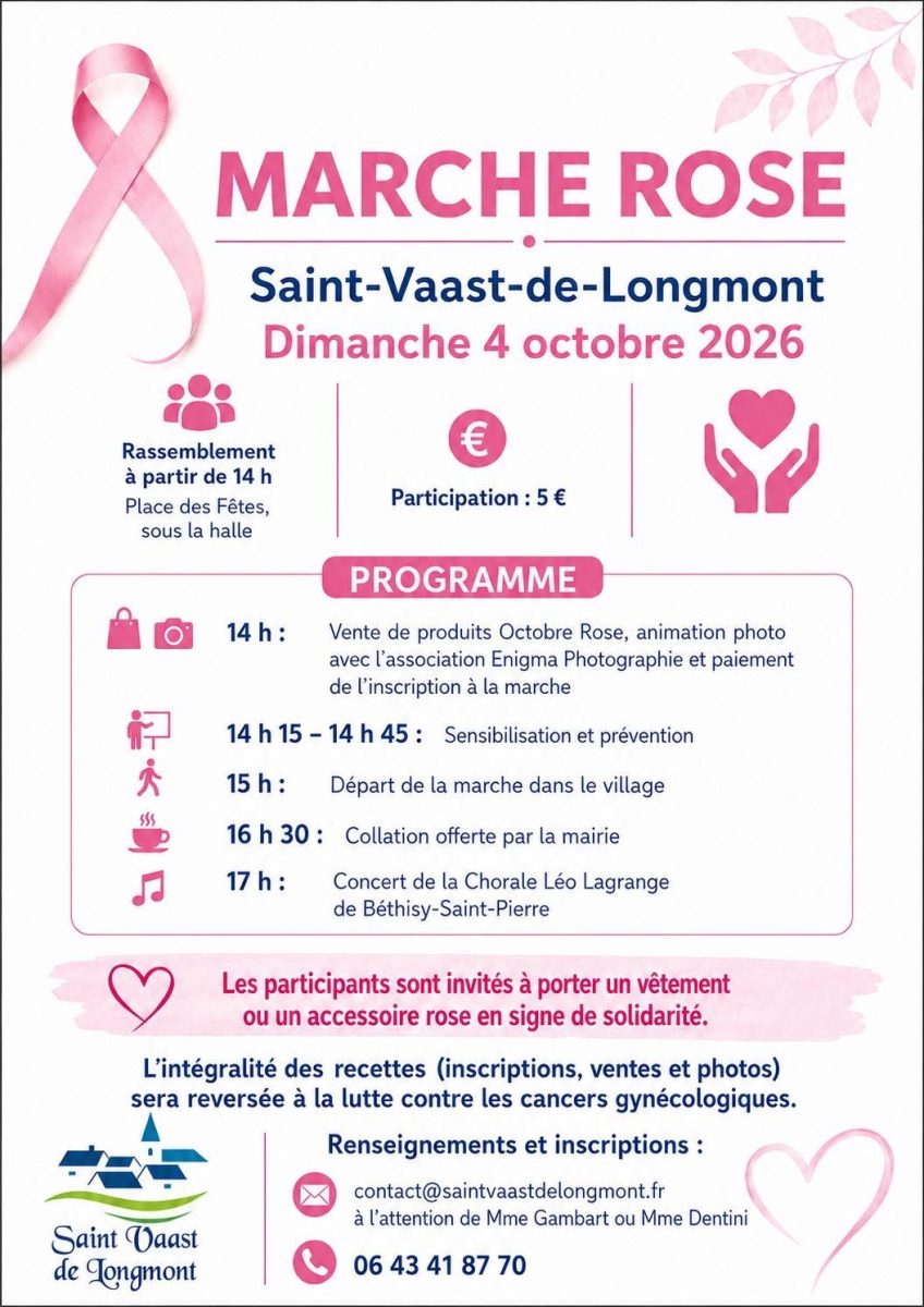 Octobre Rose | Saint Vaast de Longmont