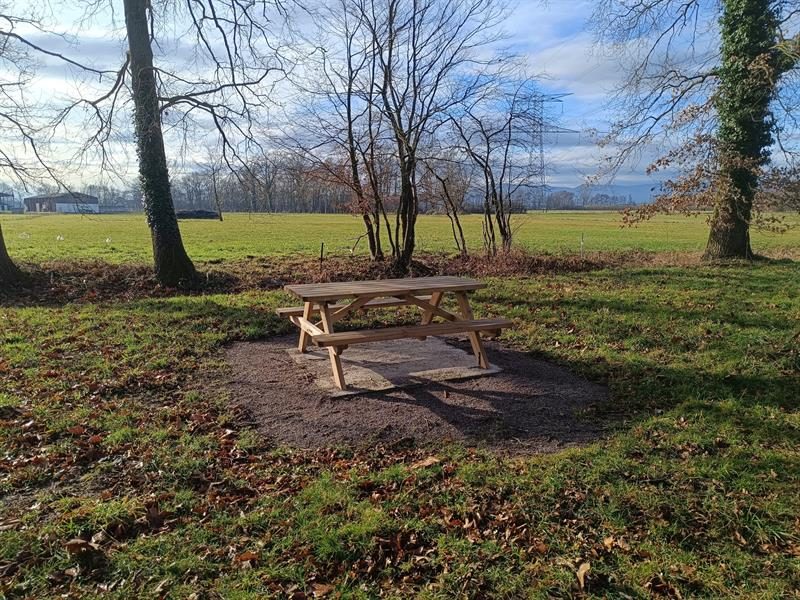 Aire de pique-nique chemin des platanes