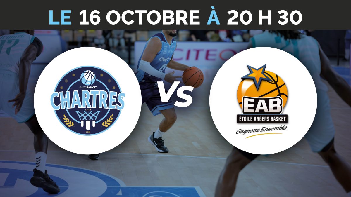 C'Chartres Métropole Basket Masculin vs Étoile Angers Basket