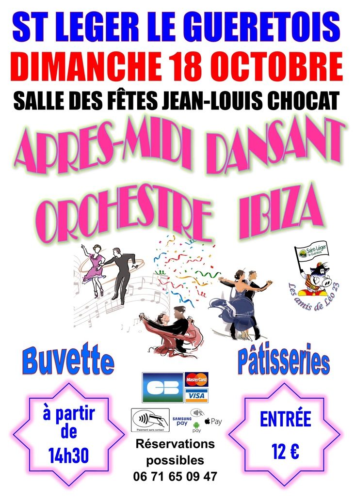 Après-midi dansant - Orchestre Ibiza