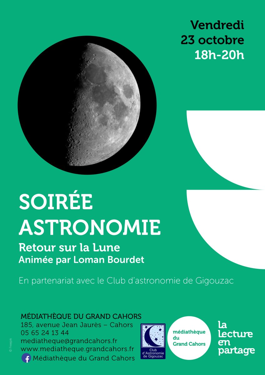 Soirée astronomie à la Médiathèque de Cahors