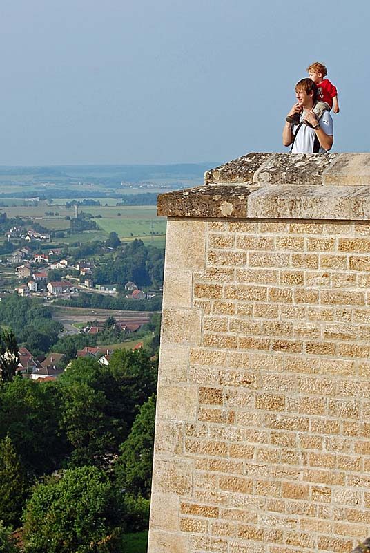 Panorama Nord des remparts de Langres