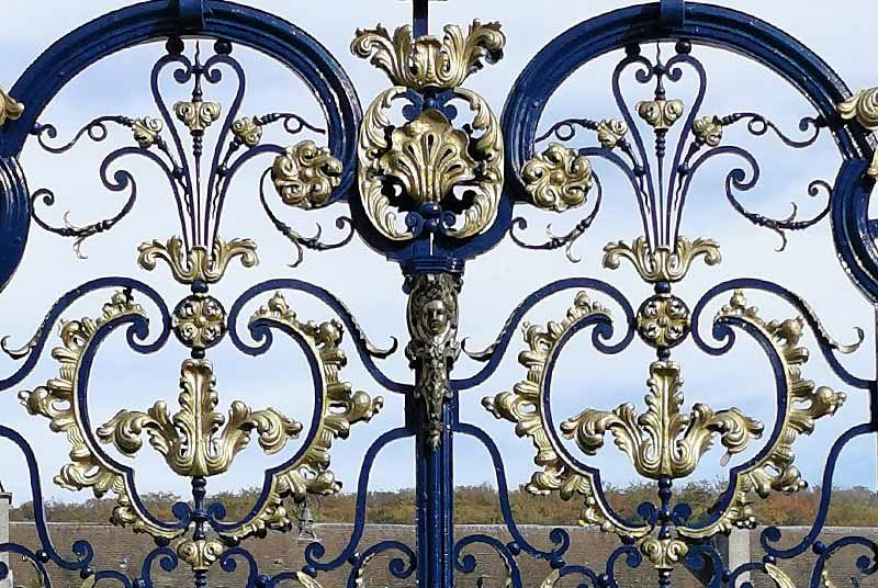La grille Jean Lamour de l'abbaye d'Auberive