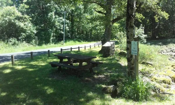 Aire de pique-nique à La Coulée de Lave - Lacroix-Barrez