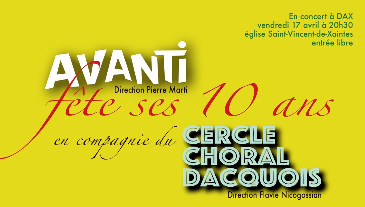 Concert vocal : Avanti