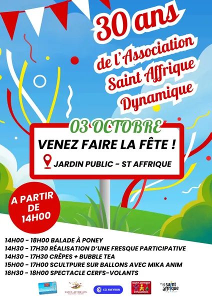 30 ans de l'Association Saint-Affrique Dynamique