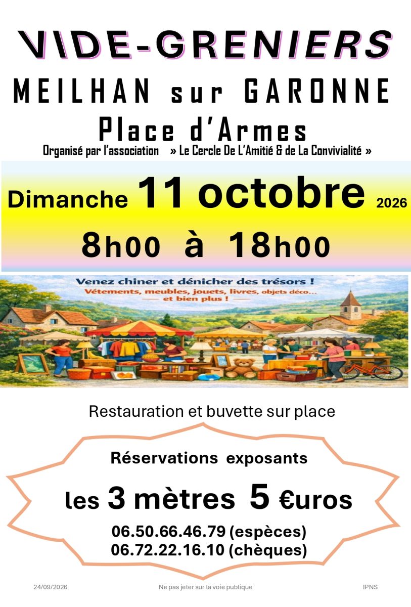 Vide-greniers - Meilhan-sur-Garonne