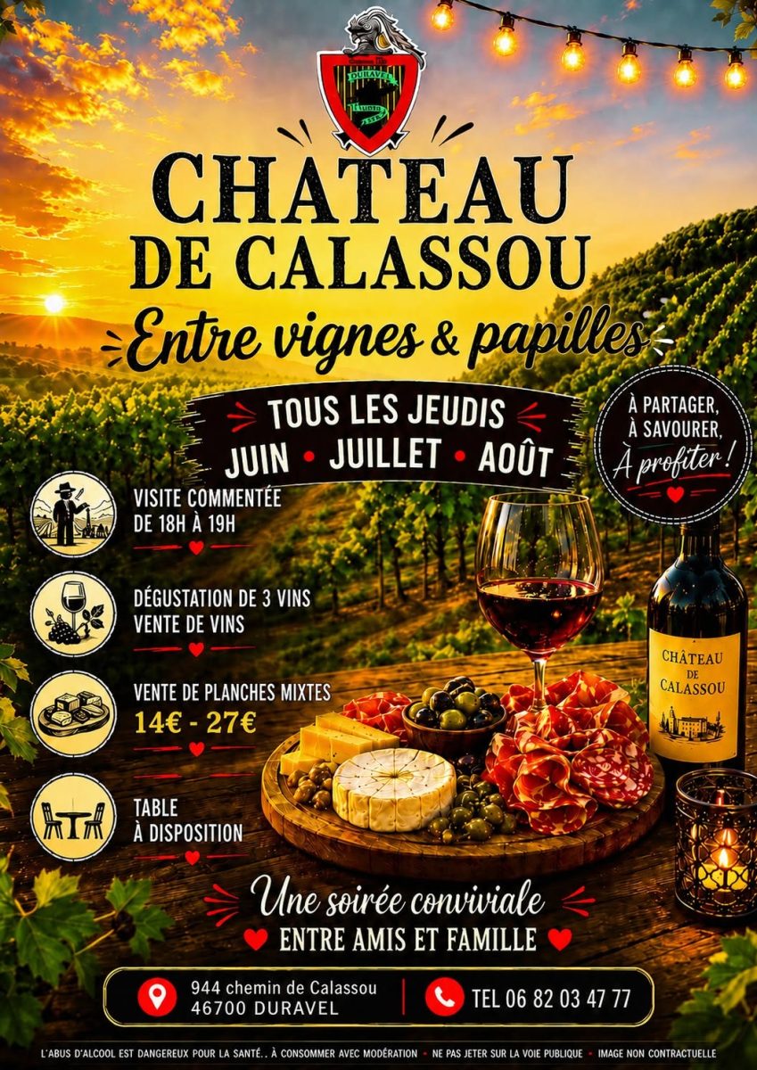 Entre vignes et papilles au Château de Calassou