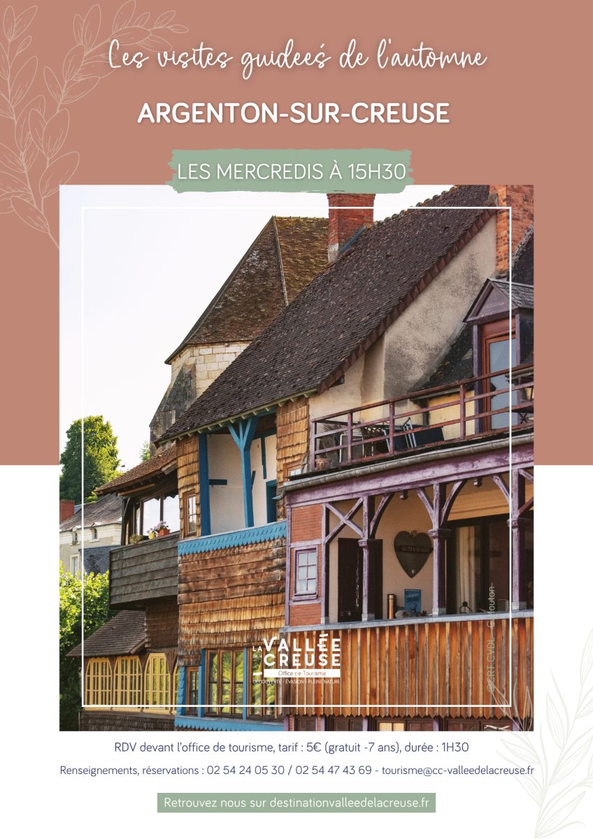 Visite guidée d'Argenton-sur-Creuse