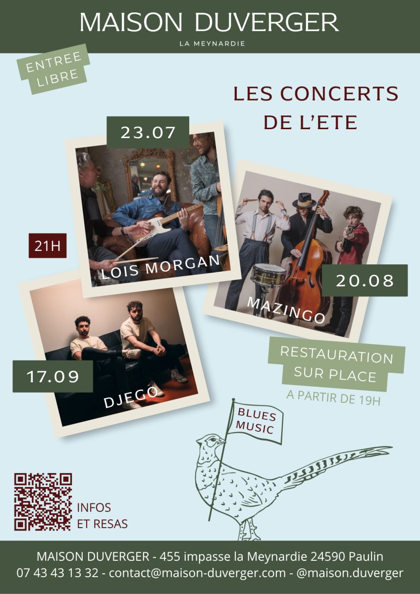 Concert de Mazingo [Les concerts de l'été à la Maison Duverger]