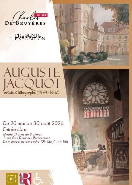 Exposition : Auguste Jacquot, artiste et lithographe (Remiremont, 1874-Remiremont, 1967)