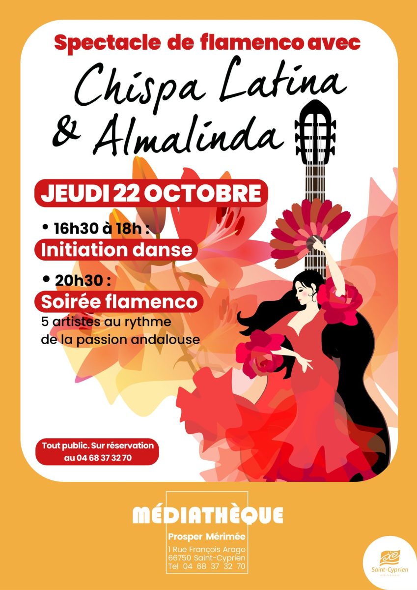 INITIATION DANSE FLAMENCO AVEC CHISPA LATINA & ALMALINDA