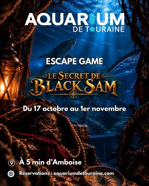 Escape game : « Le secret de Black Sam » à l'aquarium de Touraine