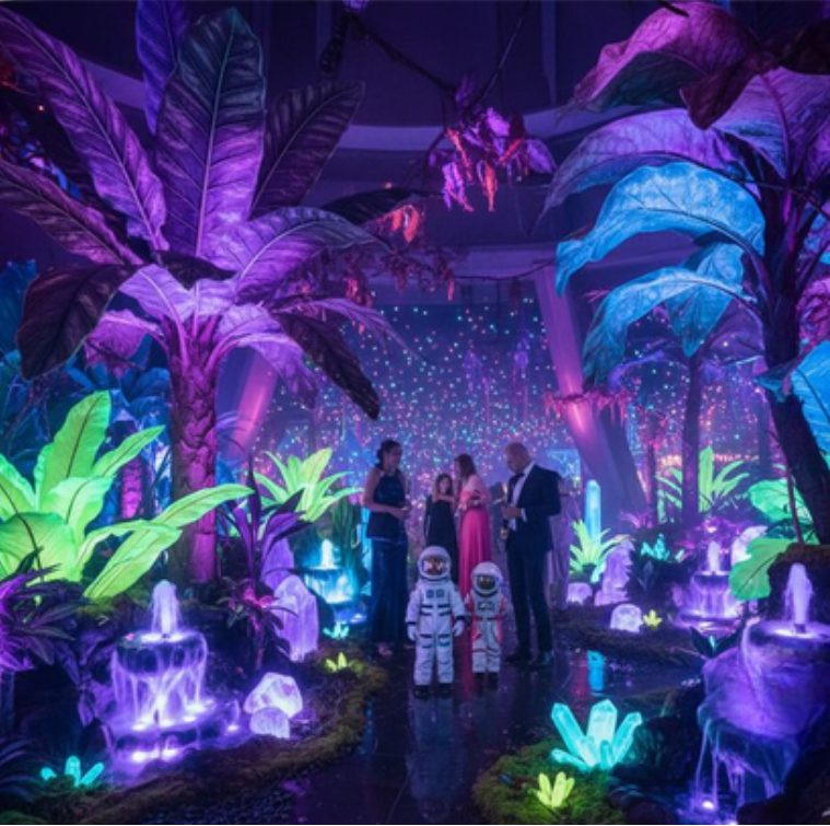Toutes Makeuses - Scénographie Végétale Lumineuse