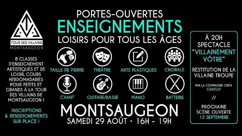 Portes ouvertes des Enseignements à la Tour des Villains