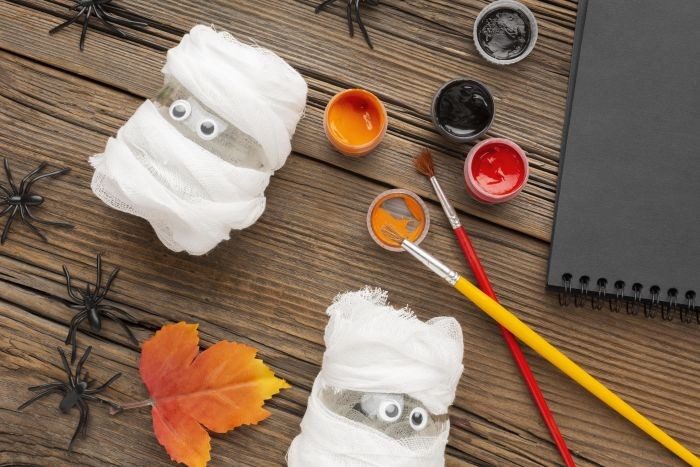 Atelier créatif Automne et Halloween à la Médiathèque des Trois-Moutiers