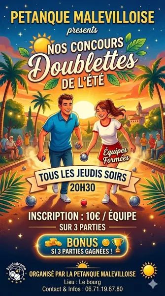 Concours Doublettes de l'été
