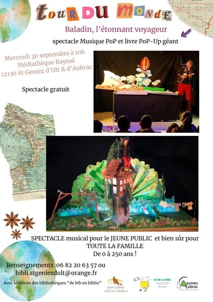 Tour du Monde : Spectacle "Baladin, l'étonnant voyageur"