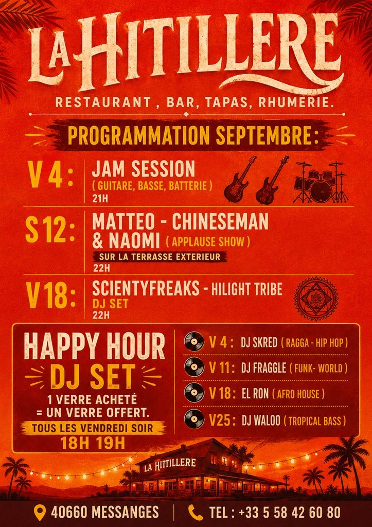 DJ set & Concert à la Hitillère