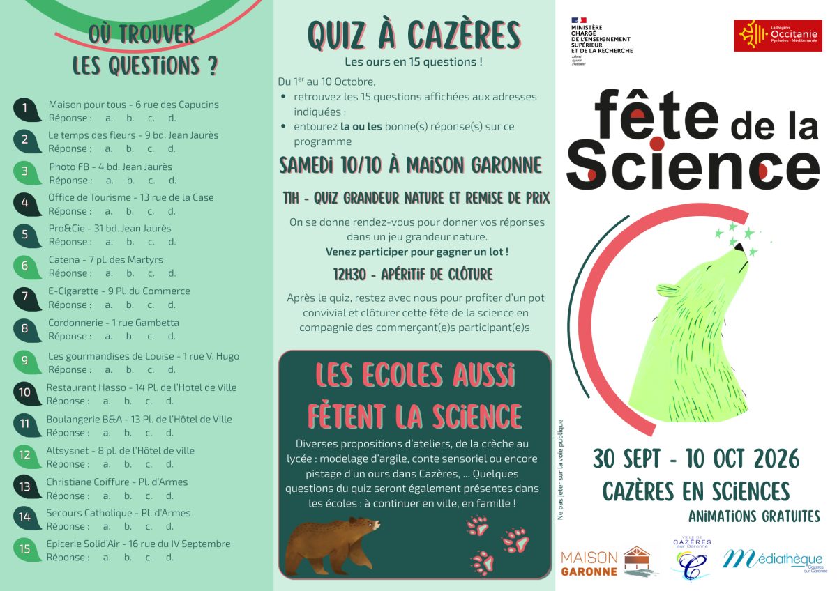 QUIZ À CAZÈRES