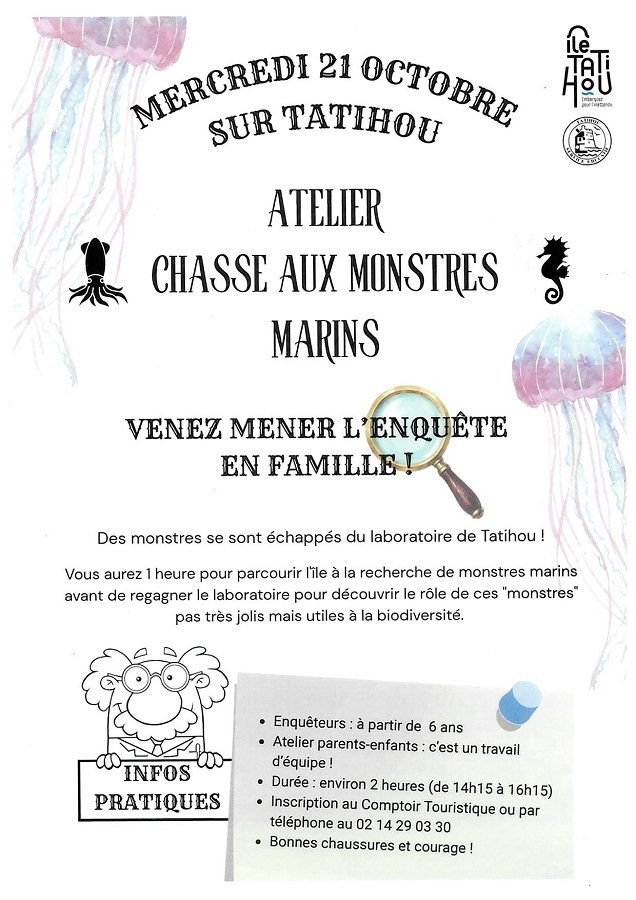 Atelier : chasse aux monstres marins