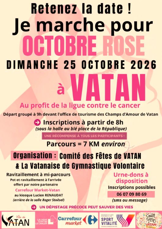 Je marche pour Octobre Rose