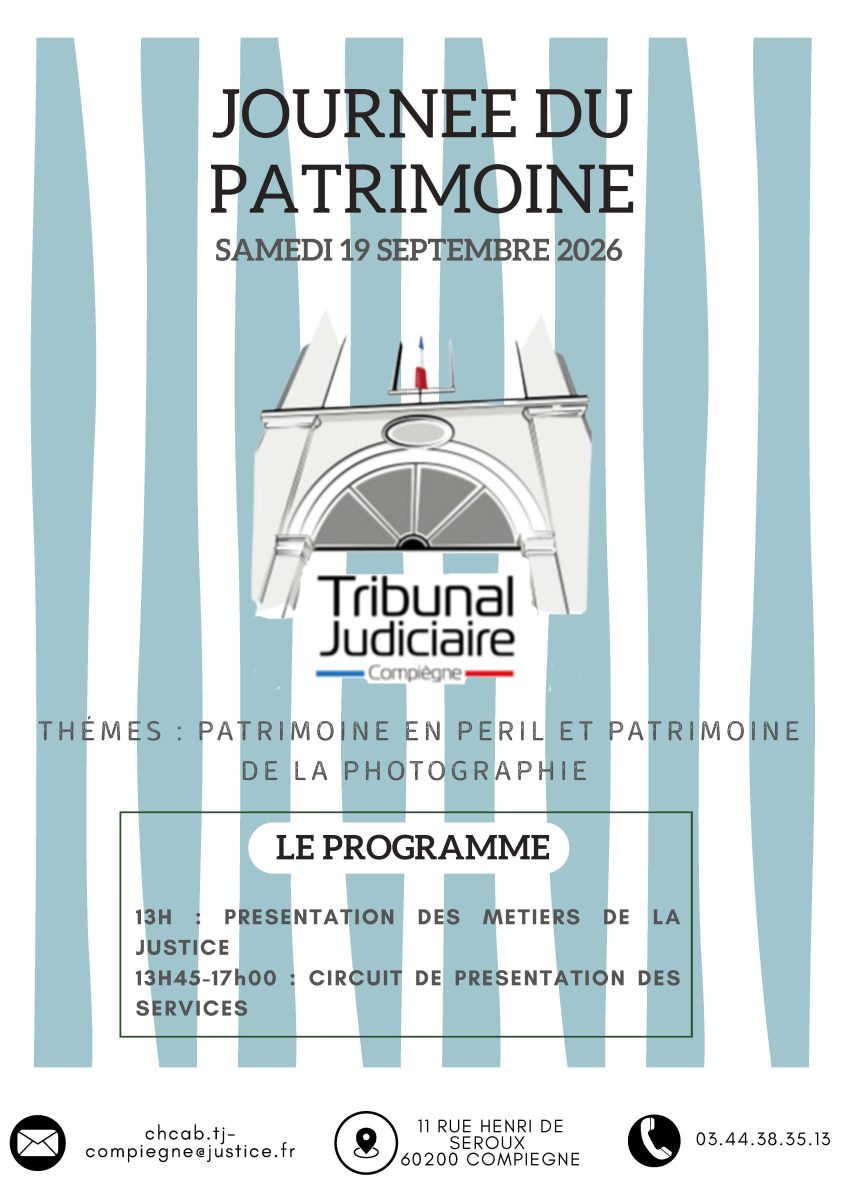 Journées du Patrimoine | Tribunal judiciaire de Compiègne