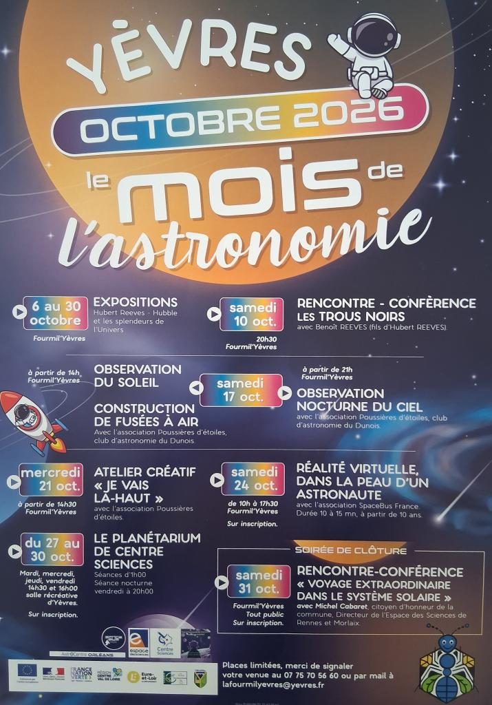 Mois de l'astronomie - Atelier créatif "Je vais là-haut"