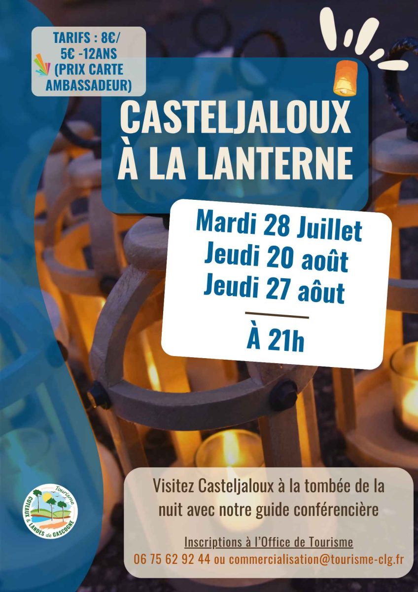 Visite de Casteljaloux à la lanterne