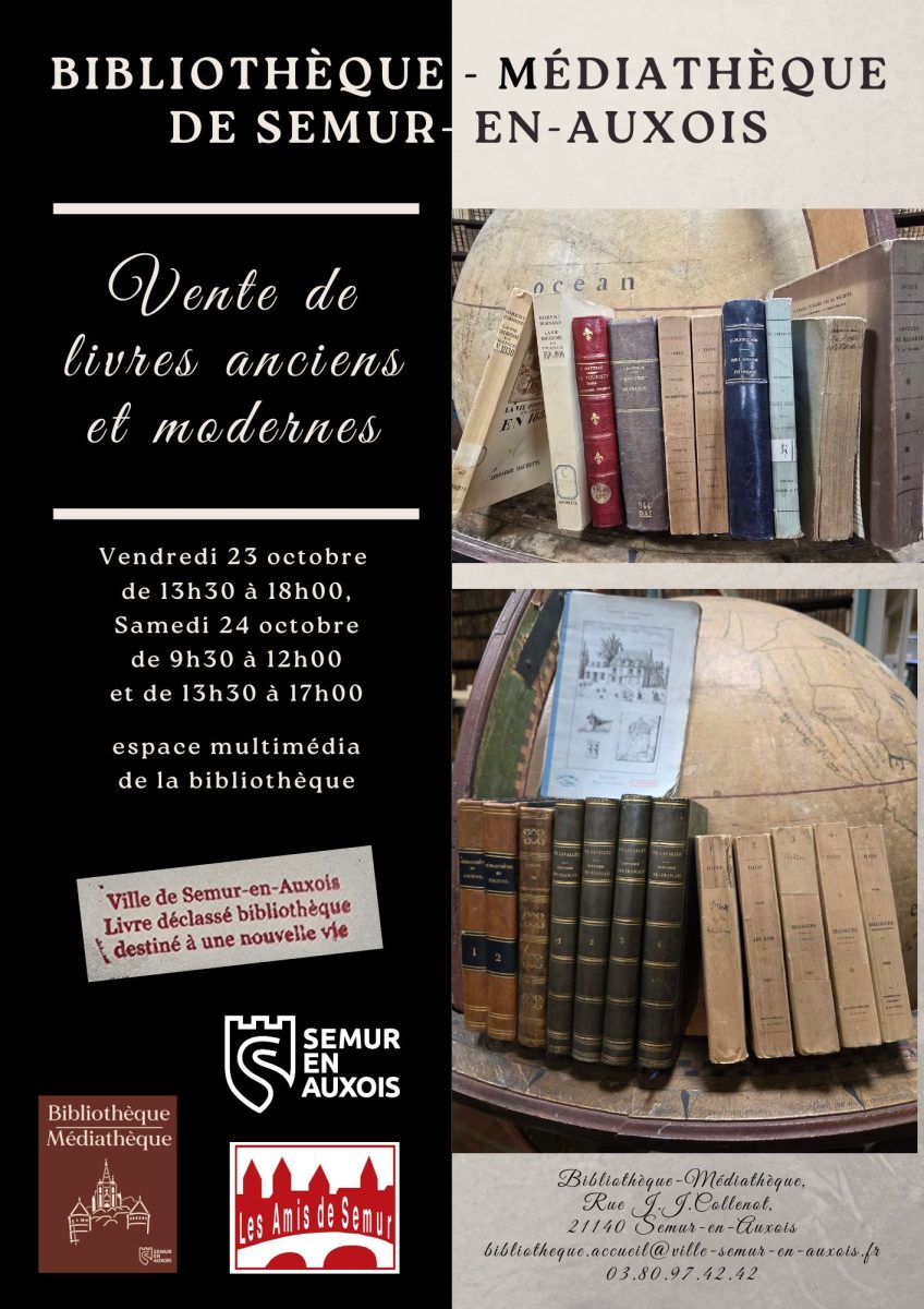 Vente de livres anciens et modernes