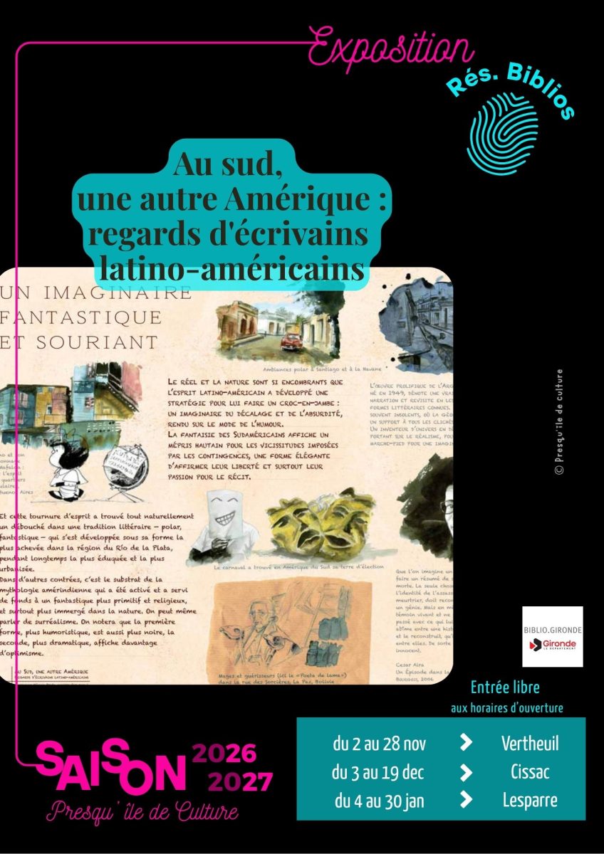Expo Au Sud, une autre Amérique : regards d'écrivains latino-américains